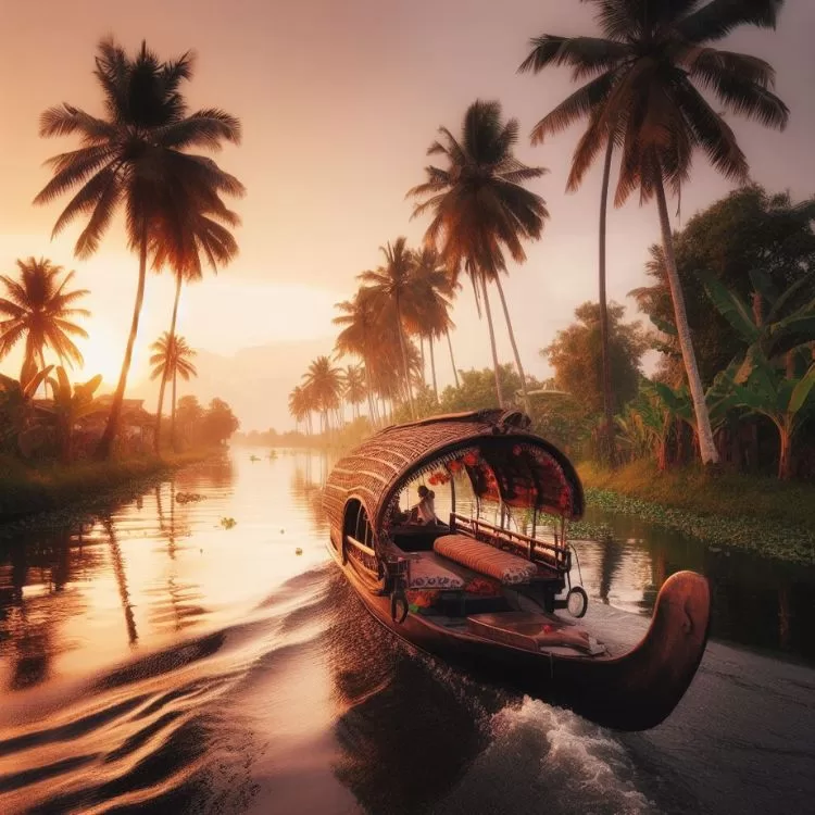 Shikara Boat Ride in Alleppey